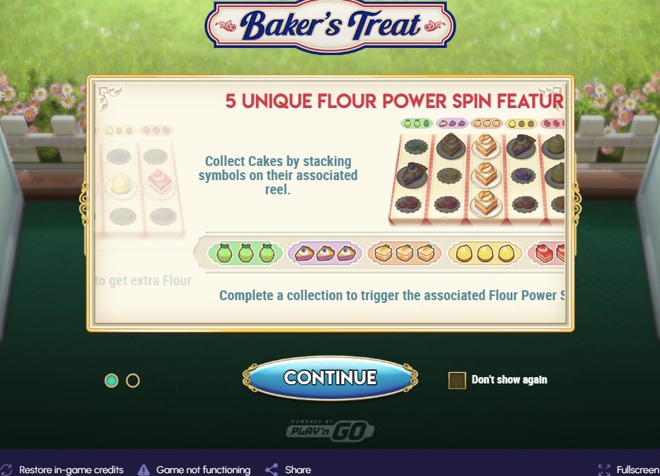 Baker's treat Paly N Go Slot