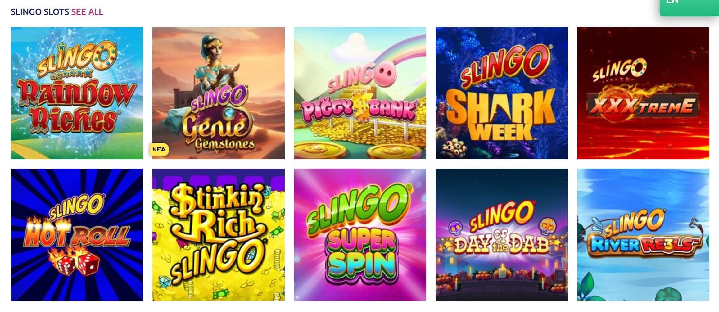 Slingo Games at PlayOJO as a Unique Combo of Slots and Bingo Gameplay