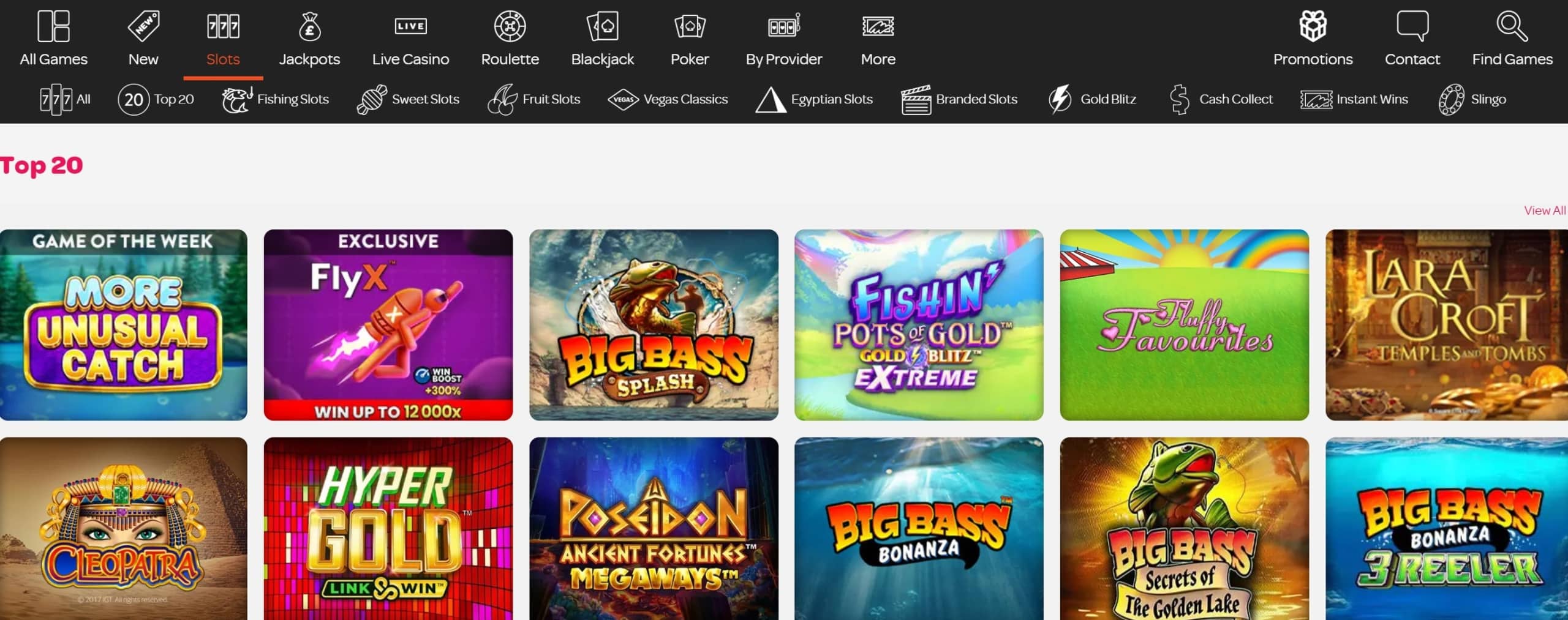 Online Slots at Spin Casino