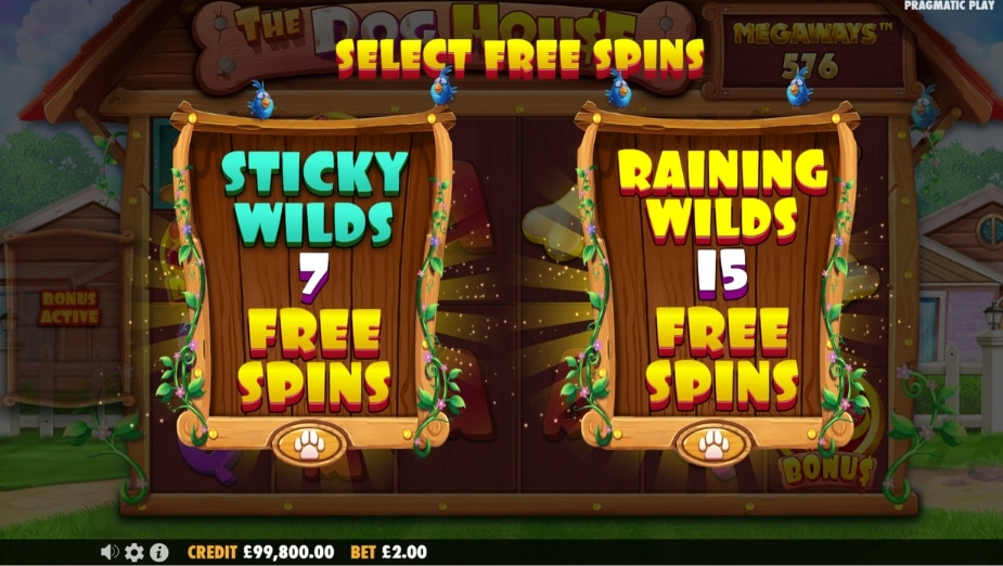 The Dog House Megaways online slot Freespins