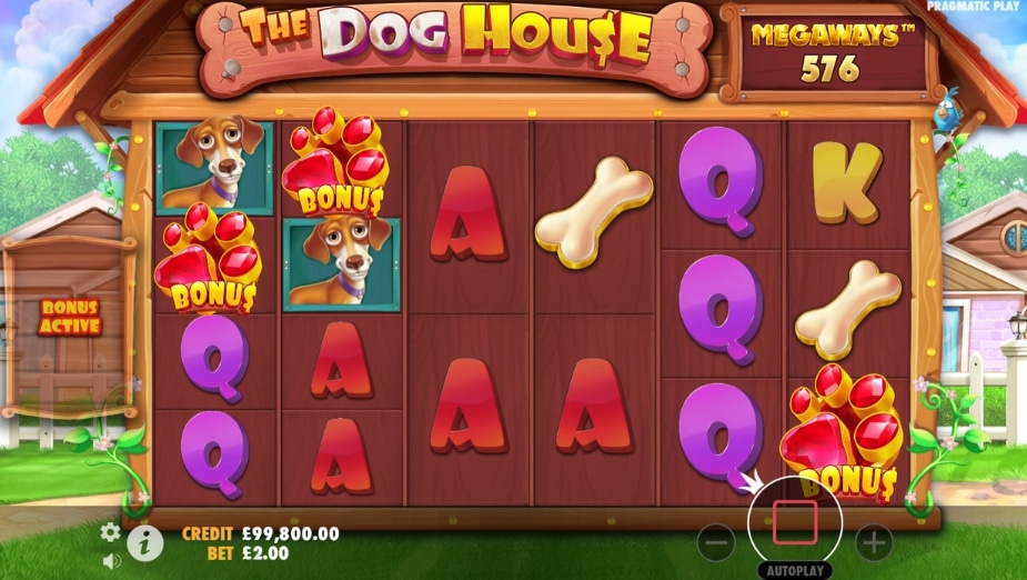 The Dog House Megaways online slot Scatter symbol