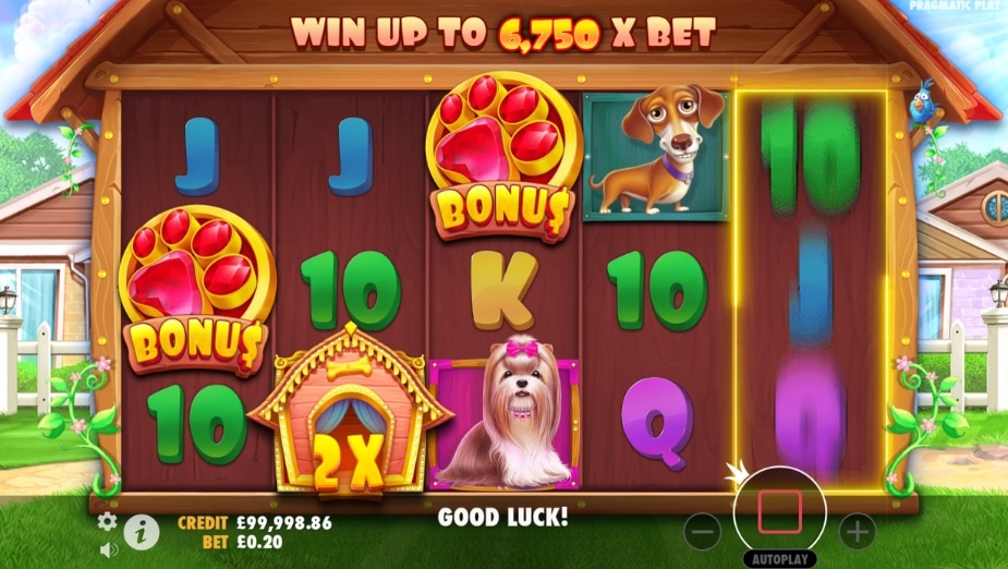 The Dog House online slot Scatter symbol