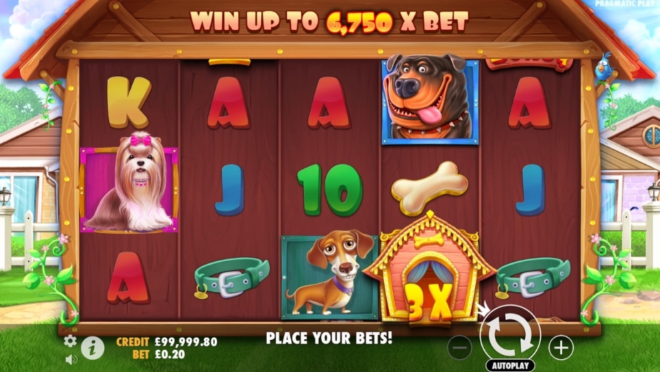 The Dog House online slot Wild symbol