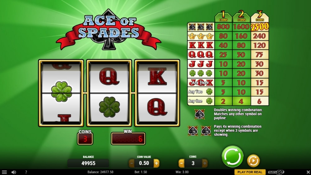 Theme and Symbols Ace of Spades