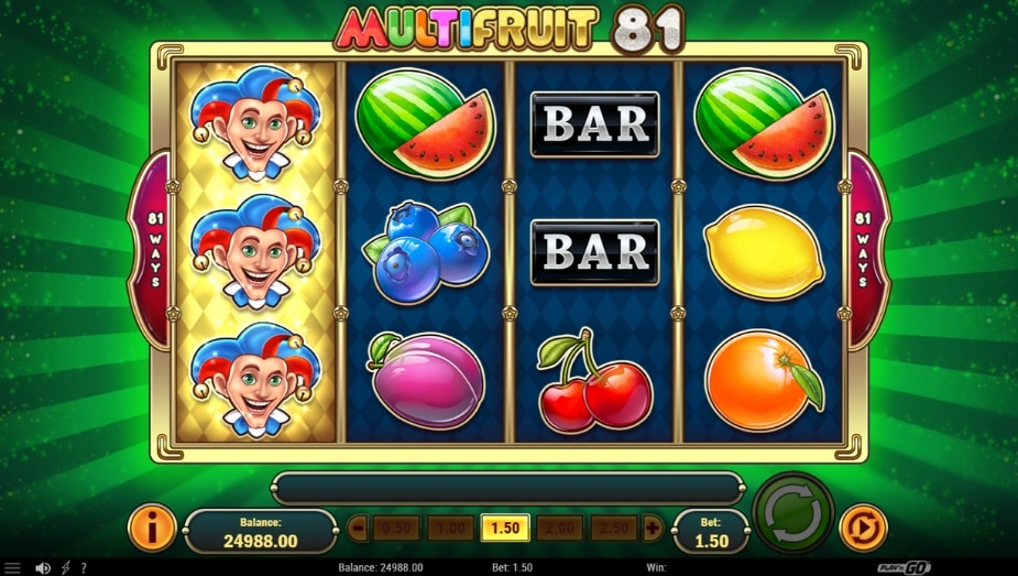 Theme and Symbols Multifruit 81