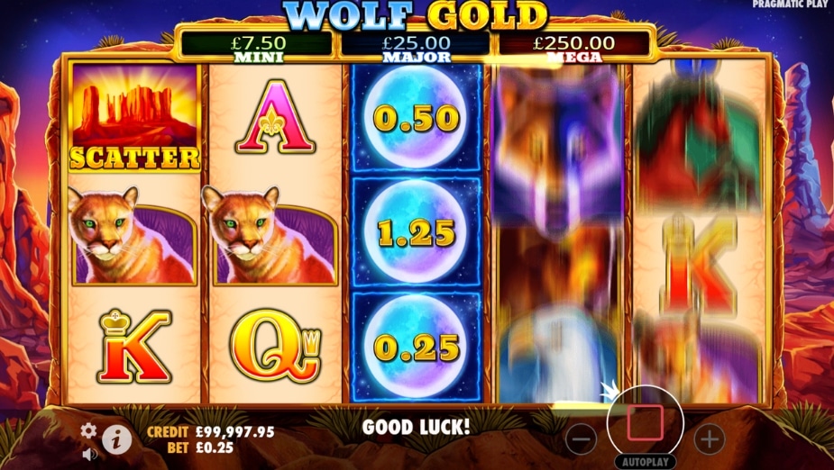 Wolf Gold online slot Mystery Win