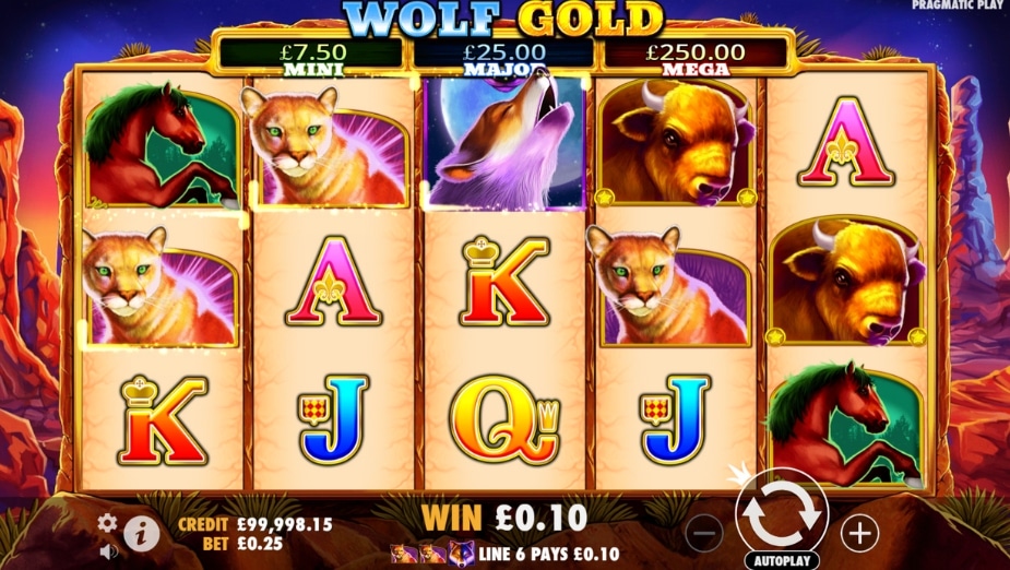 Wolf Gold online slot Wild