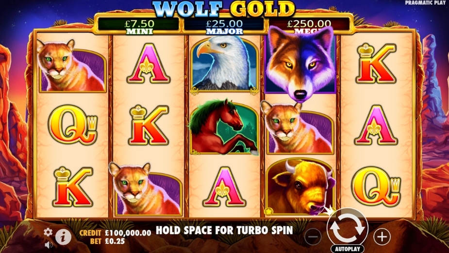 Wolf Gold by Pragmatic Play