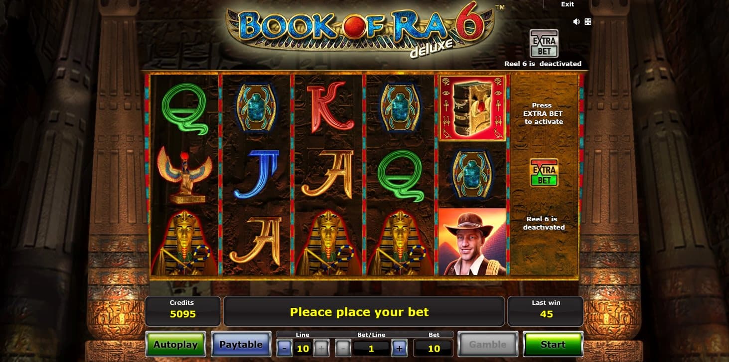 Book Of Ra 6 Deluxe online slot 6 reel