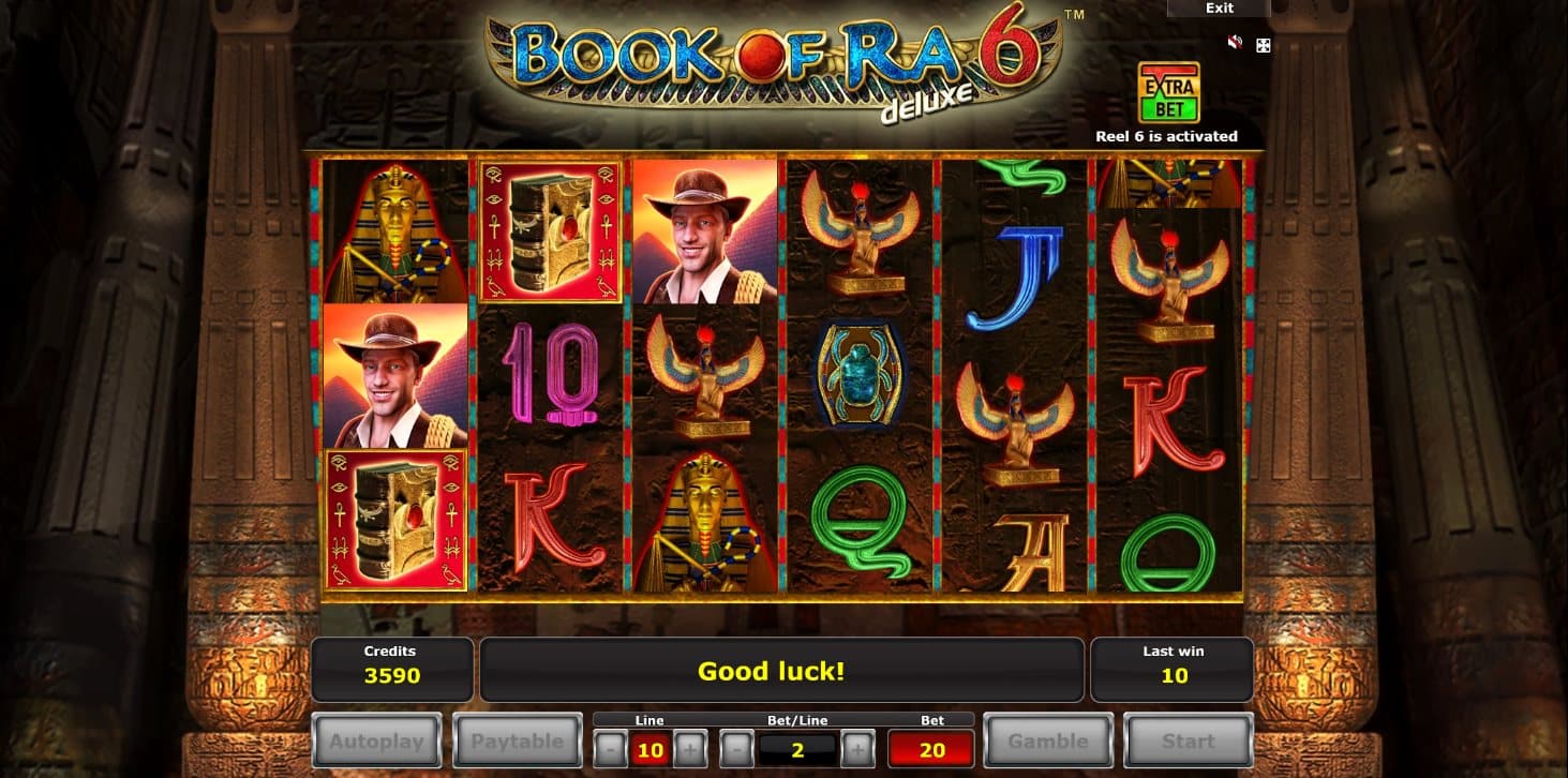 Book Of Ra 6 Deluxe online slot Bonus game