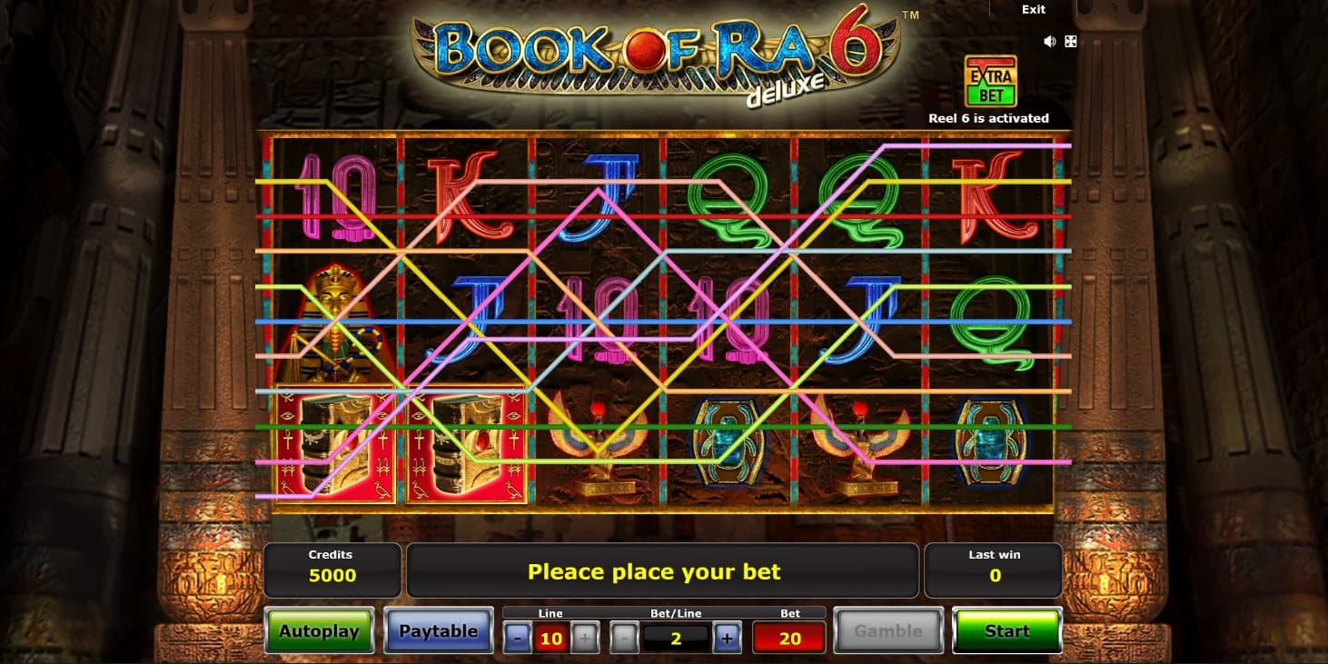 Book Of Ra 6 Deluxe online slot Payline