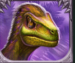 Symbol Dinosaur on a purple field slot Raging Rex by Play'n GO