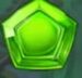 Symbol Green pentahedron slot Gemix by Play'n GO