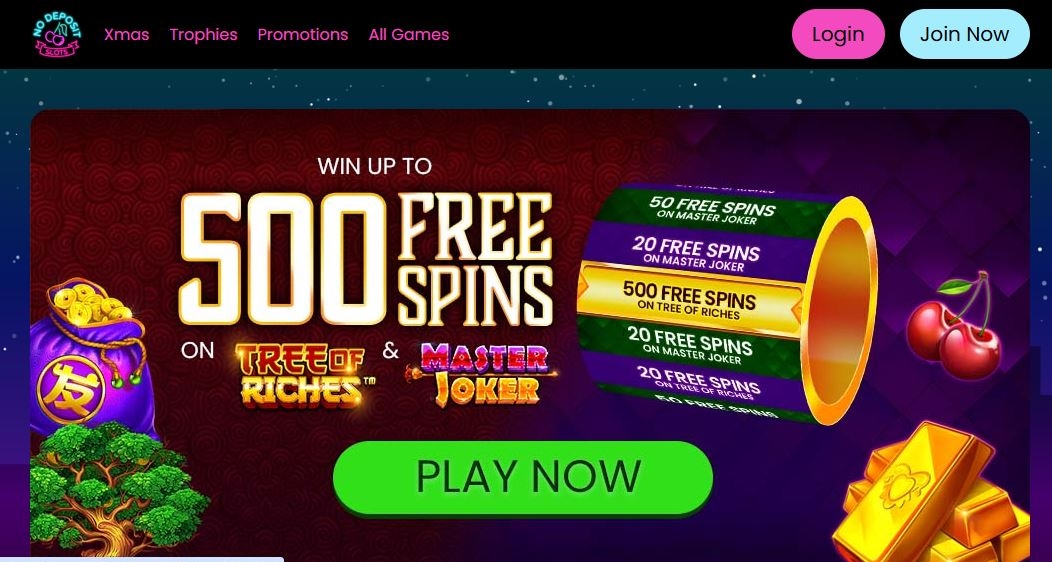 No Deposit Slots Casino 500 free spins