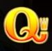 Symbol Letter Q slot Wolf Gold by Pragmatic Play