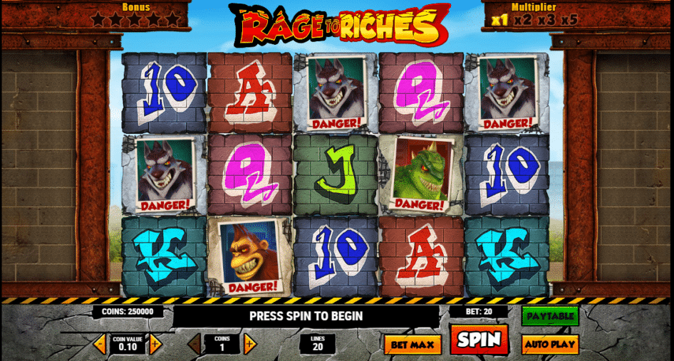 Rage to Riches by Play'n GO