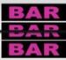 Symbol Pink BAR slot Lucky Diamonds by Play'n GO