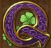 Symbol Letter Q slot Leprechaun goes Egypt by Play'n GO