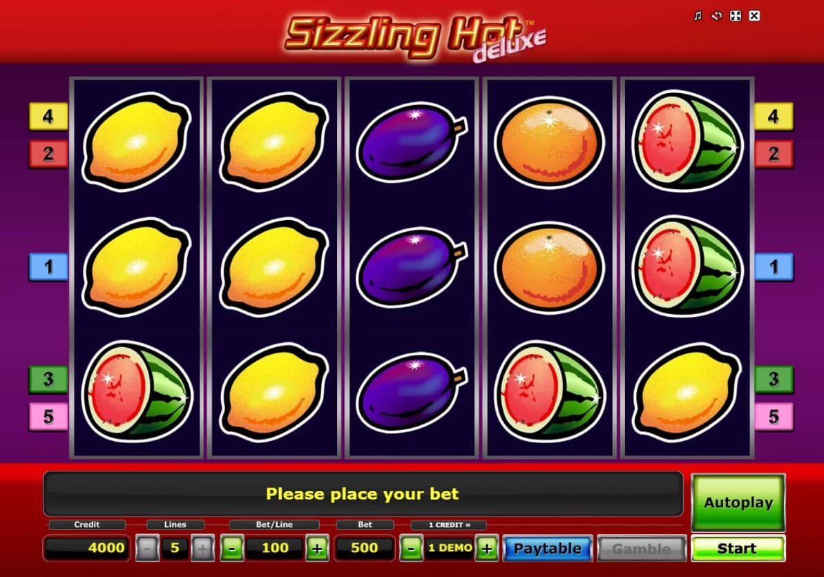 Sizzling Hot Deluxe online slot