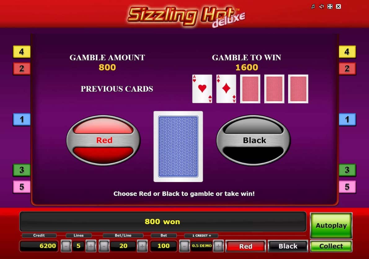 Sizzling Hot Deluxe online slot Gamble