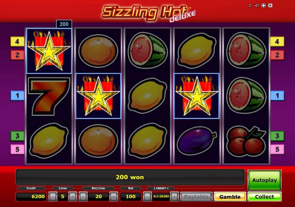 Sizzling Hot Deluxe online slot Scatter