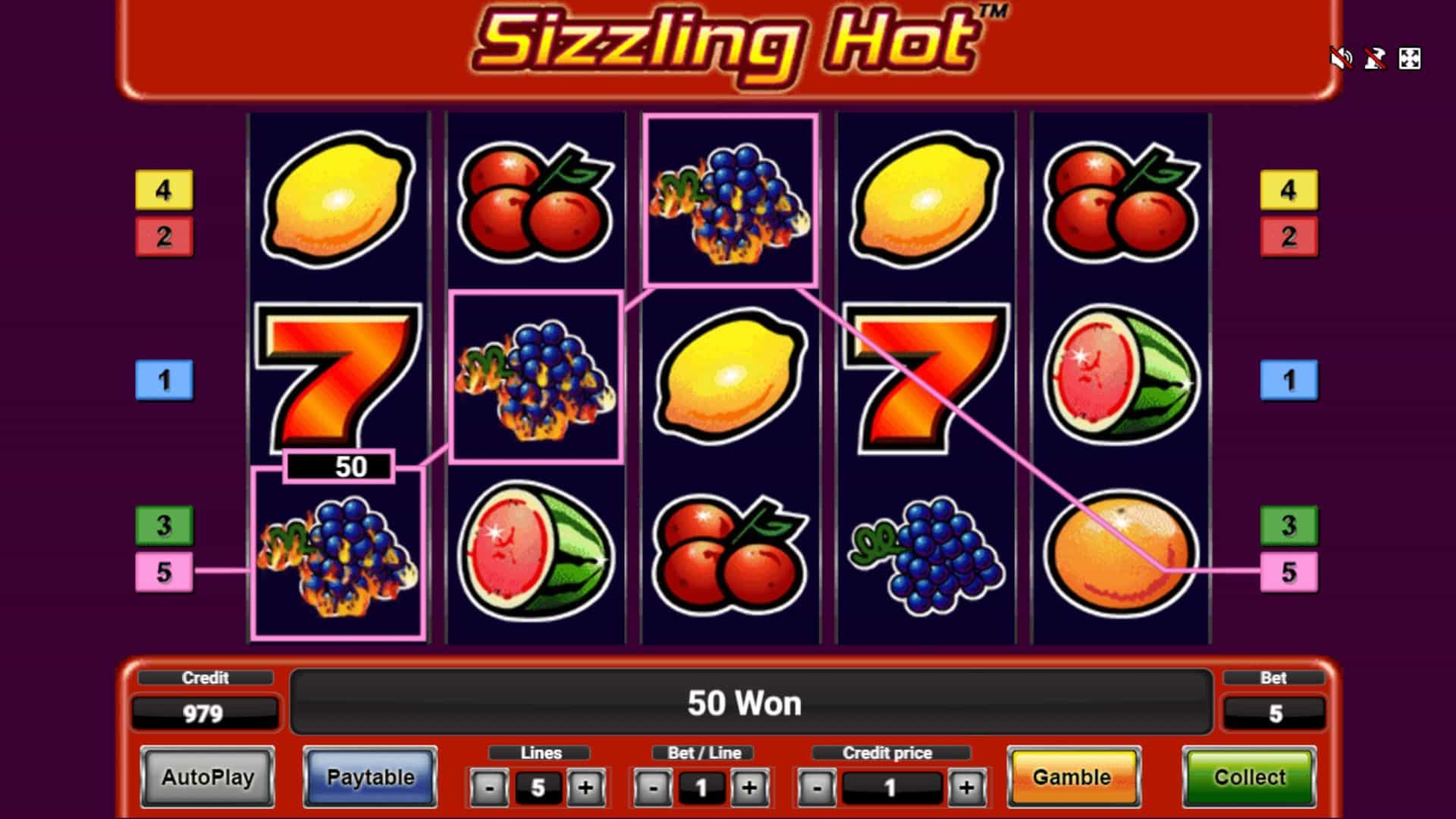 Sizzling Hot online slot