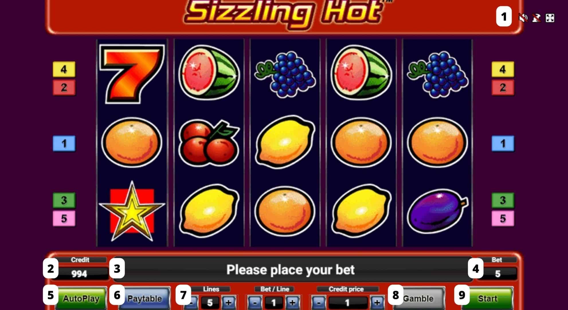 Sizzling Hot online slot