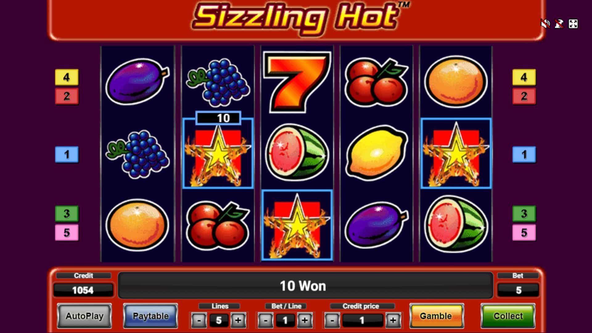 Sizzling Hot online slot Scatter