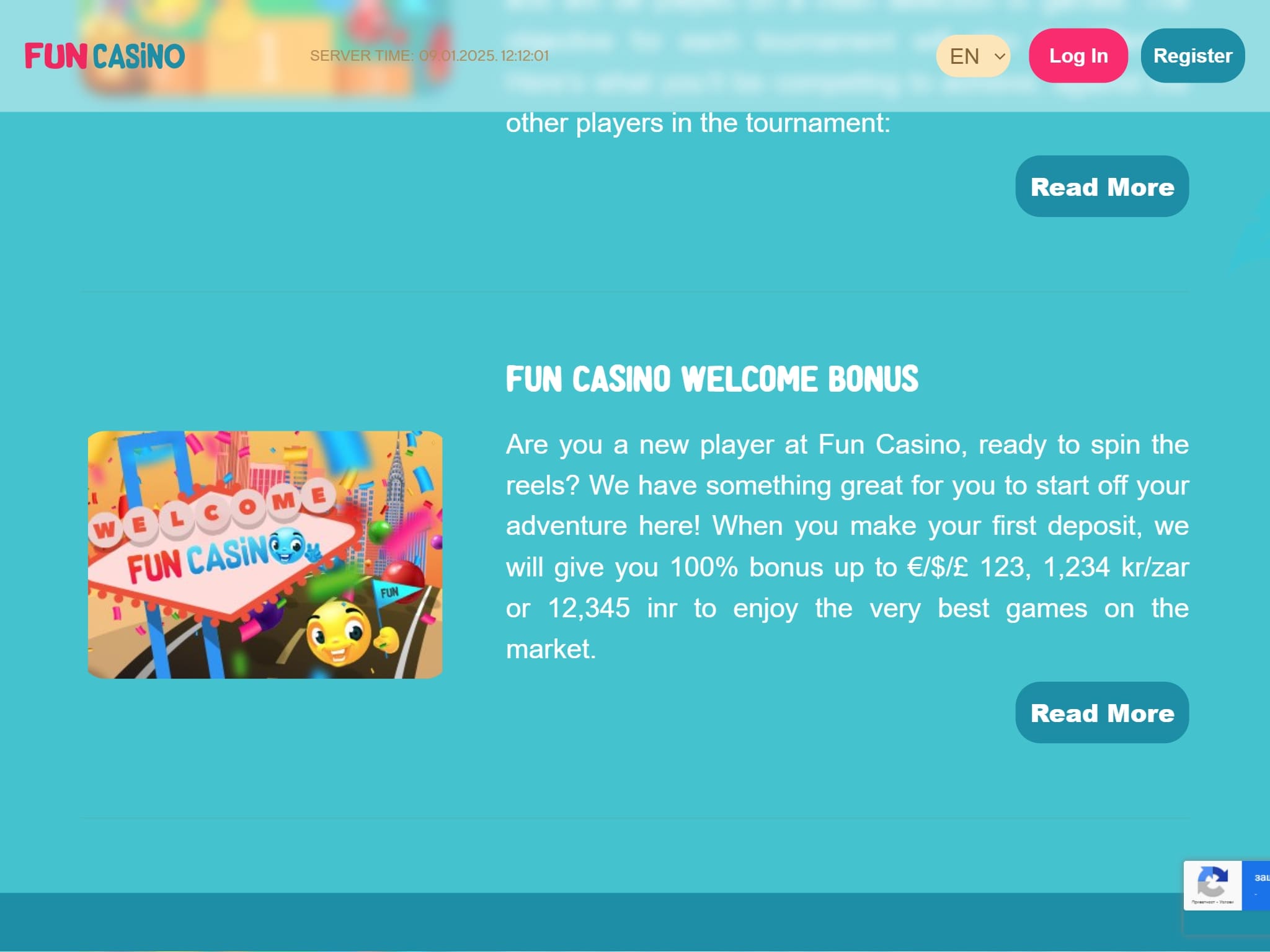 Fun Casino Welcome Offer