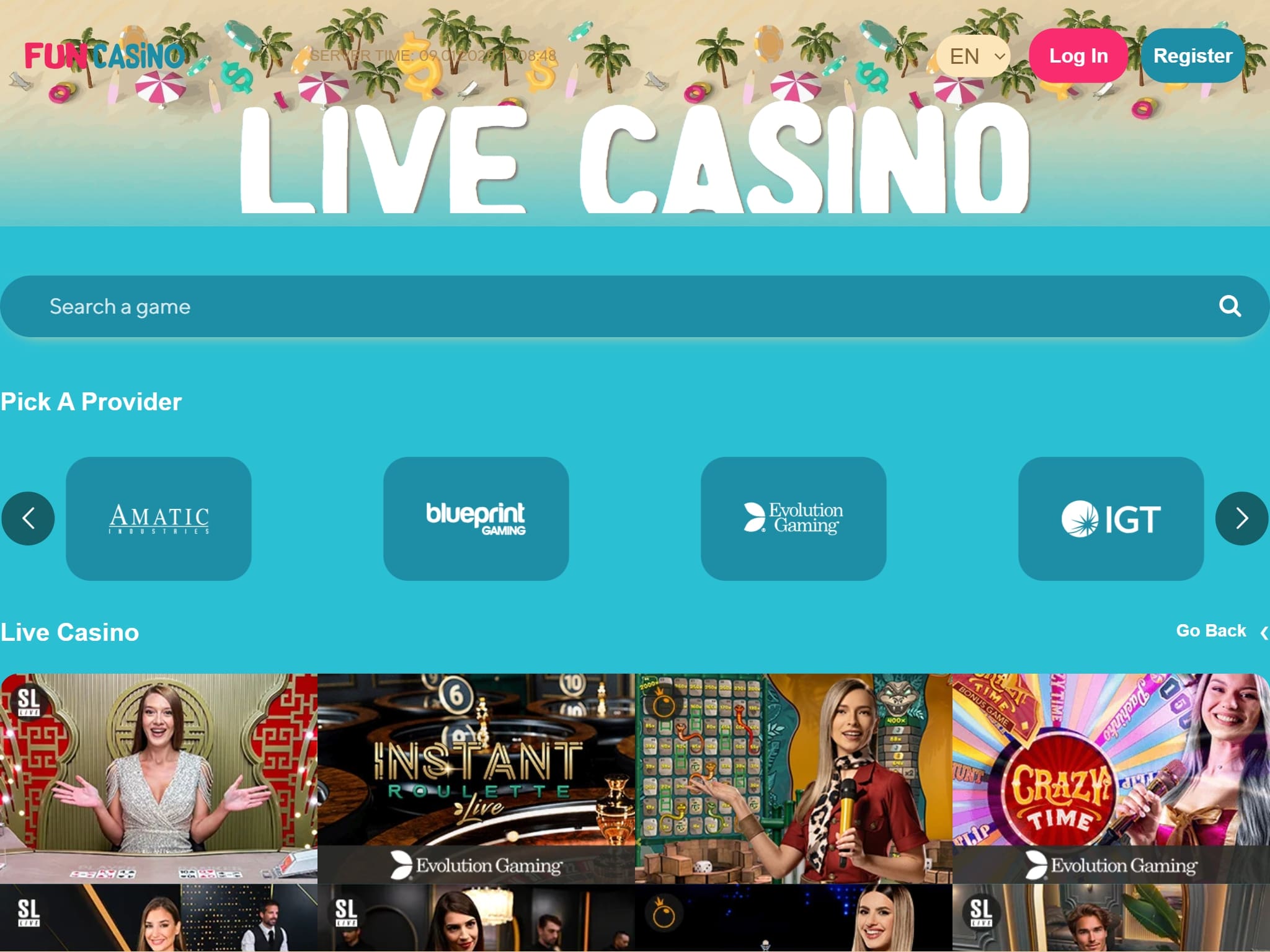 Fun Casino Live Dealers