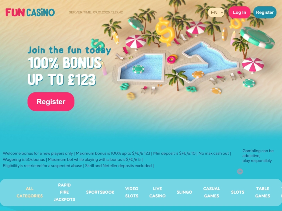 Fun Casino UK Website