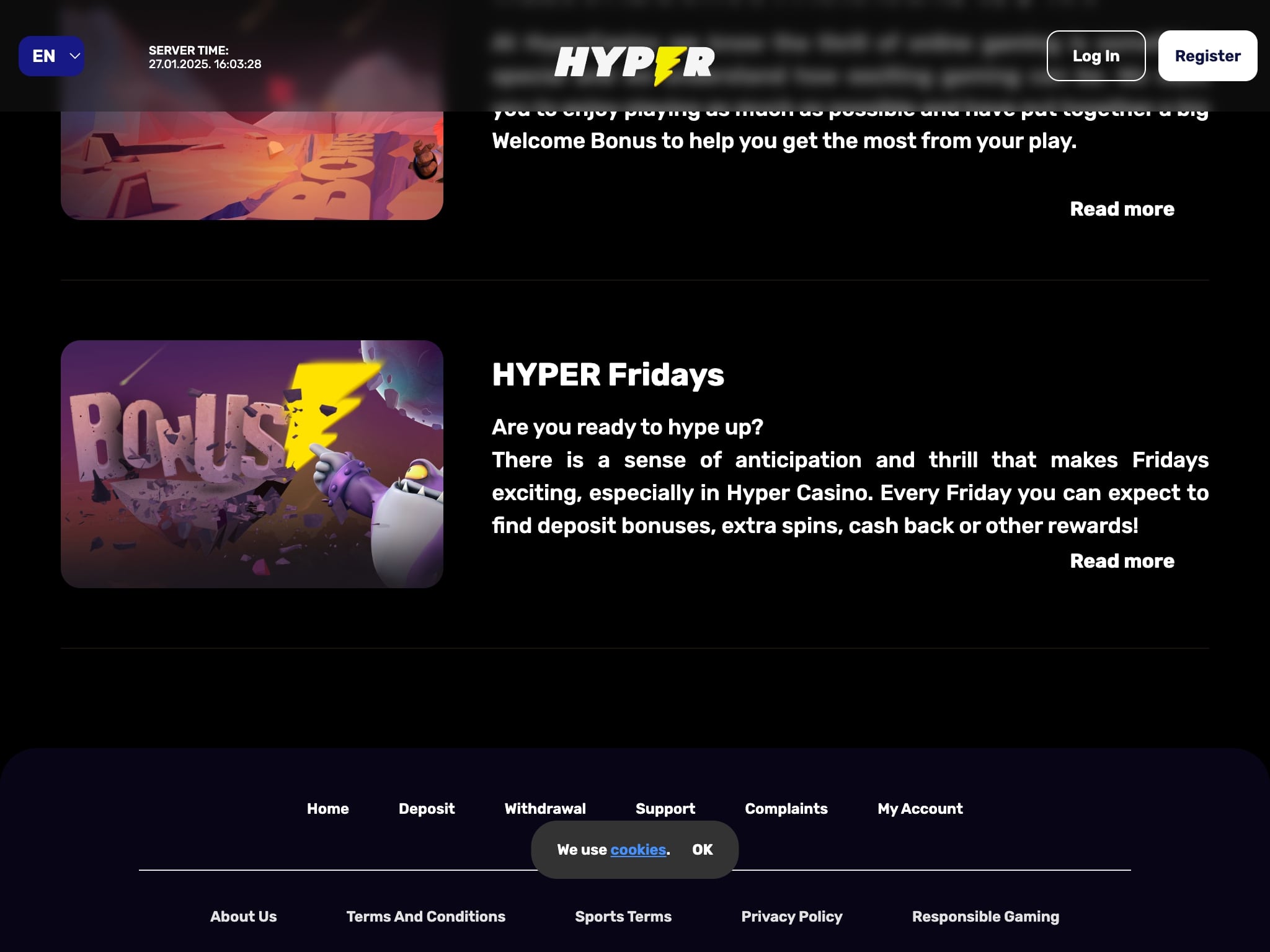 Hyper Fridays at Hyper Casino