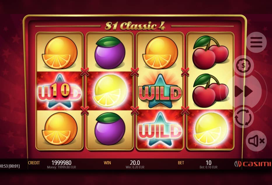 81 Classic 4 win Casimi Slots