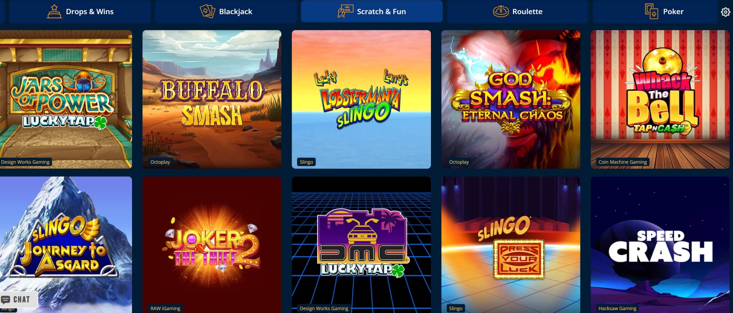 Dream Vegas Casino Scratch Games