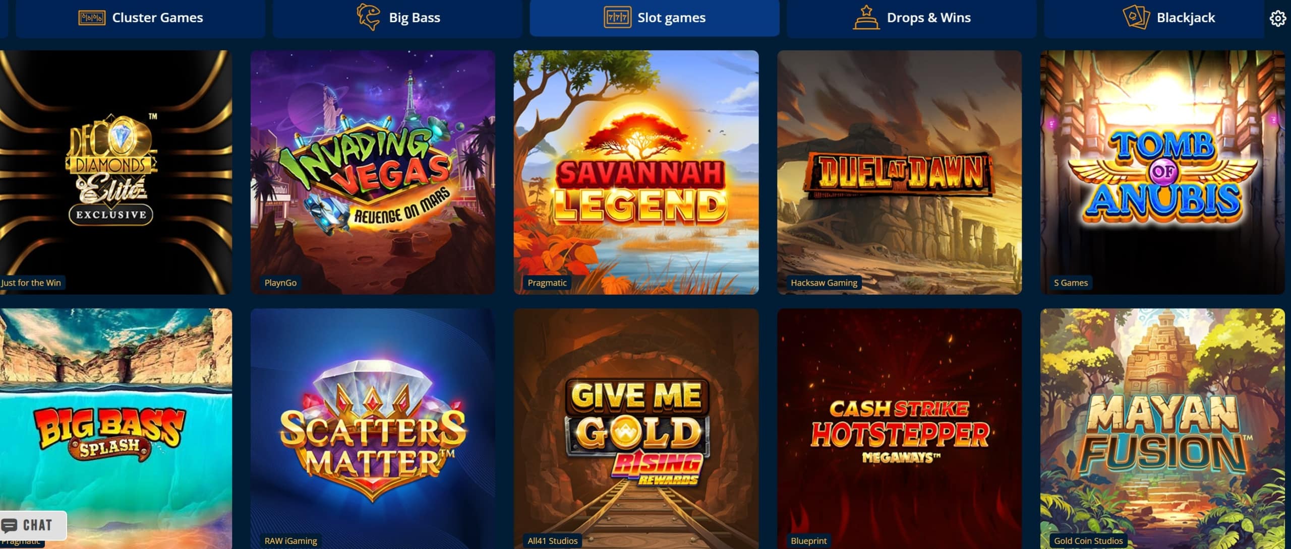 Slots Selection at Dream Vegas Casino
