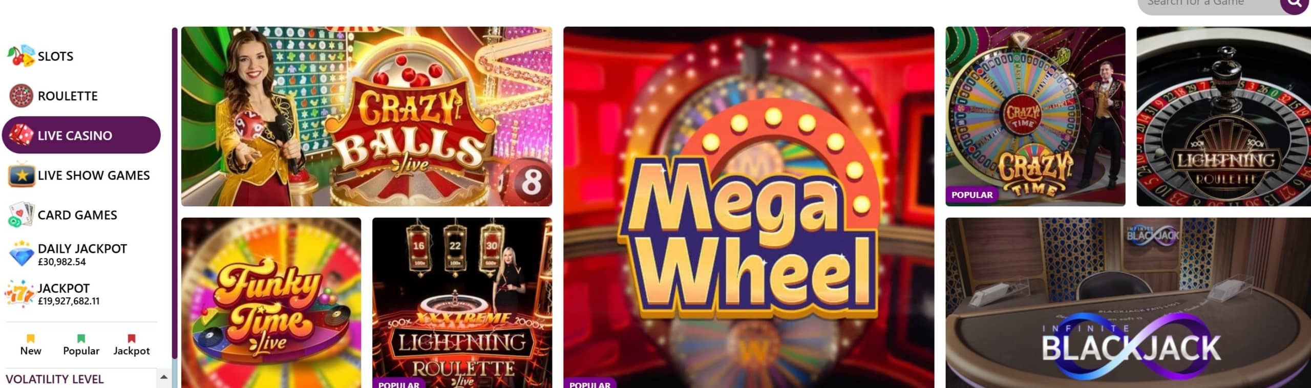 SlotsMagic Casino Live Dealer Games