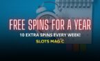 Free Spins for a Whole Year at SlotsMagic!