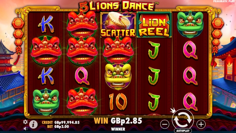 Theme and symbols 5 Lions Dance™