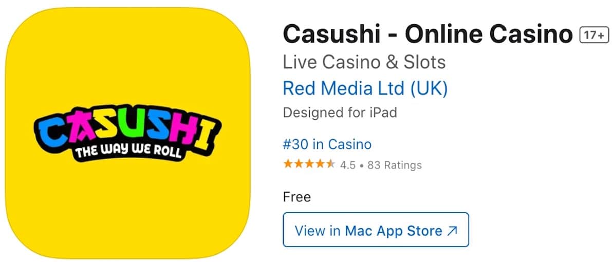 Casushi Mobile App