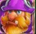 Symbol Pirate with a purple hat slot Pirates Smugglers Paradise by Play'n GO