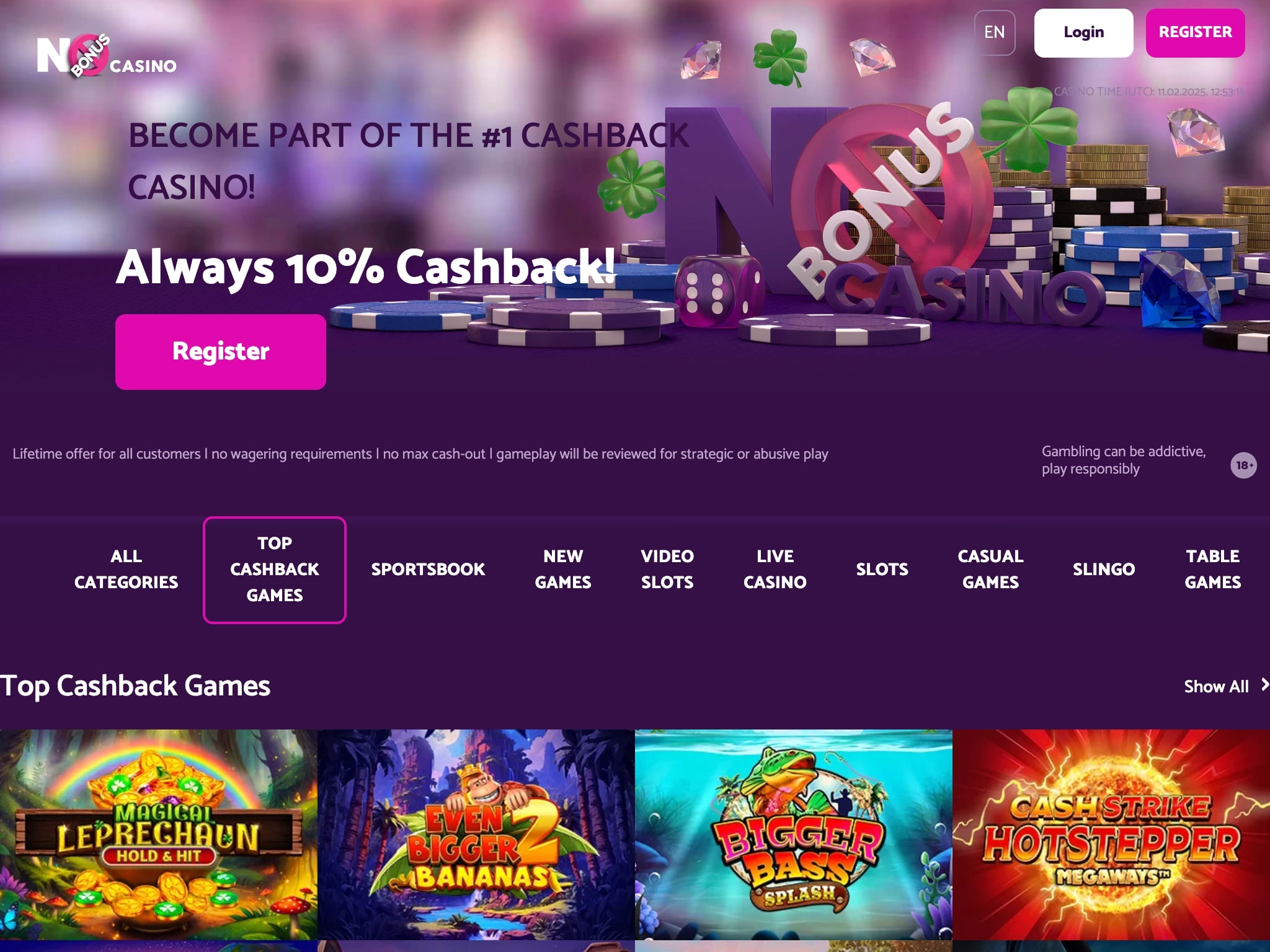 No Bonus Casino UK Review