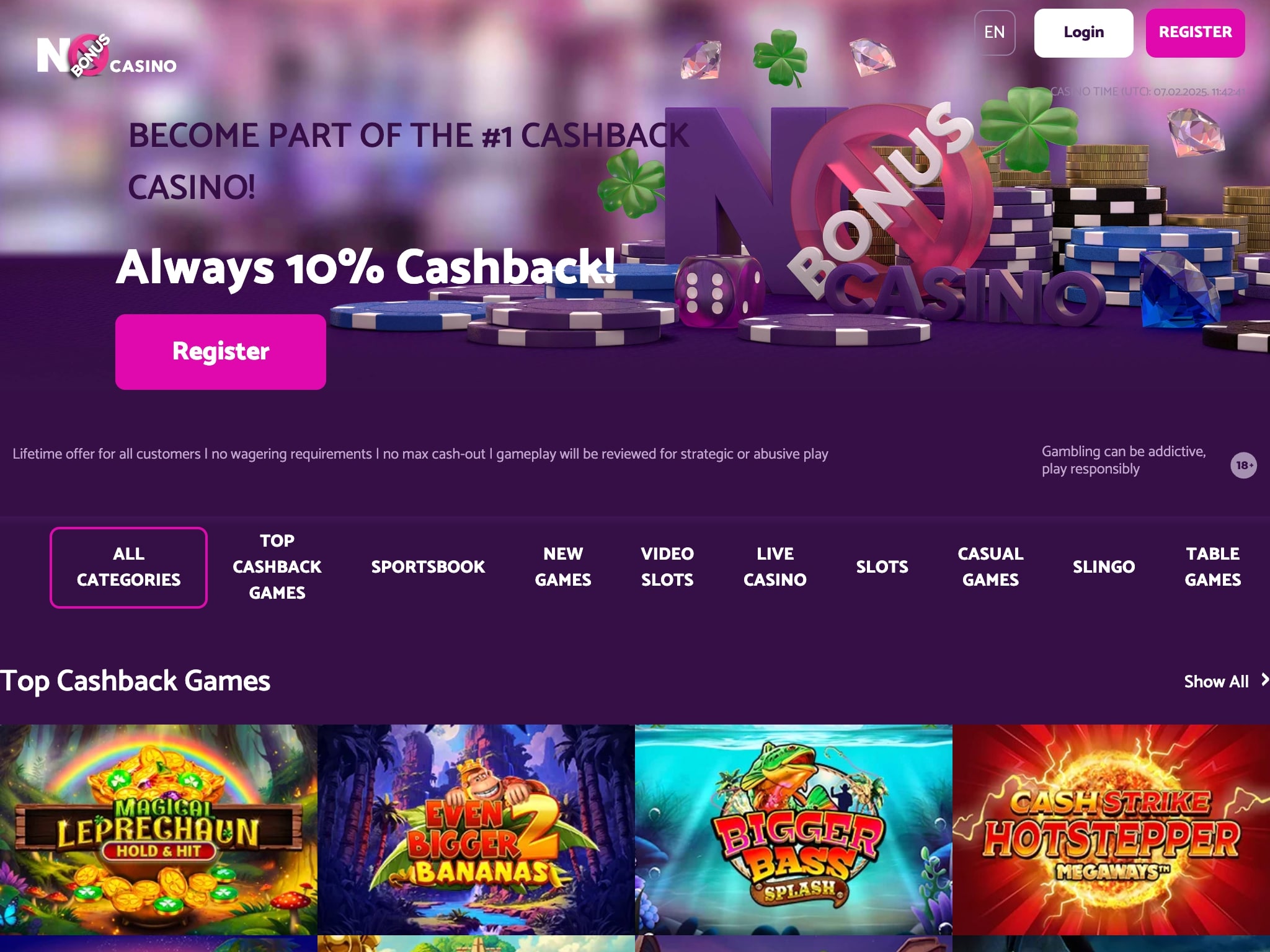 No Bonus Casino Review