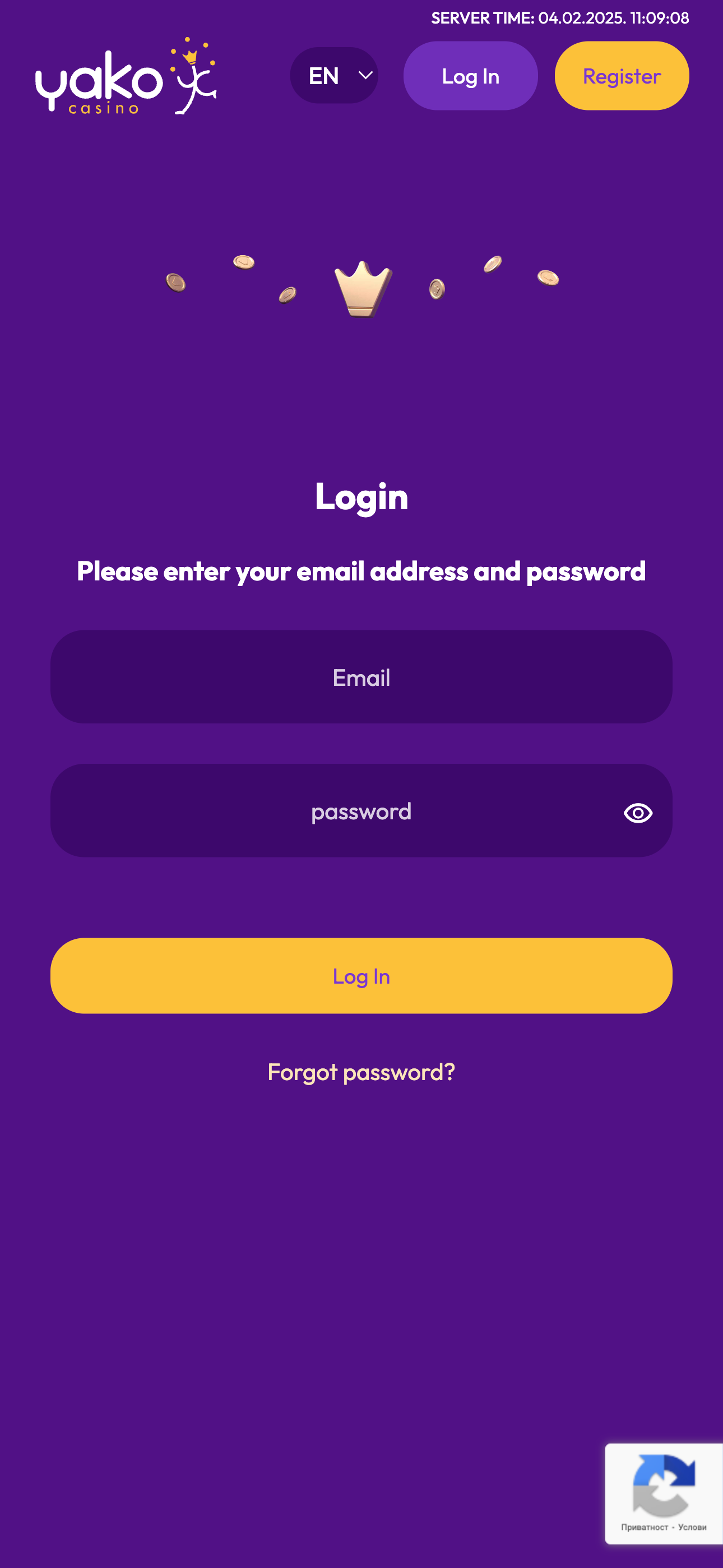 Yako Casino Login