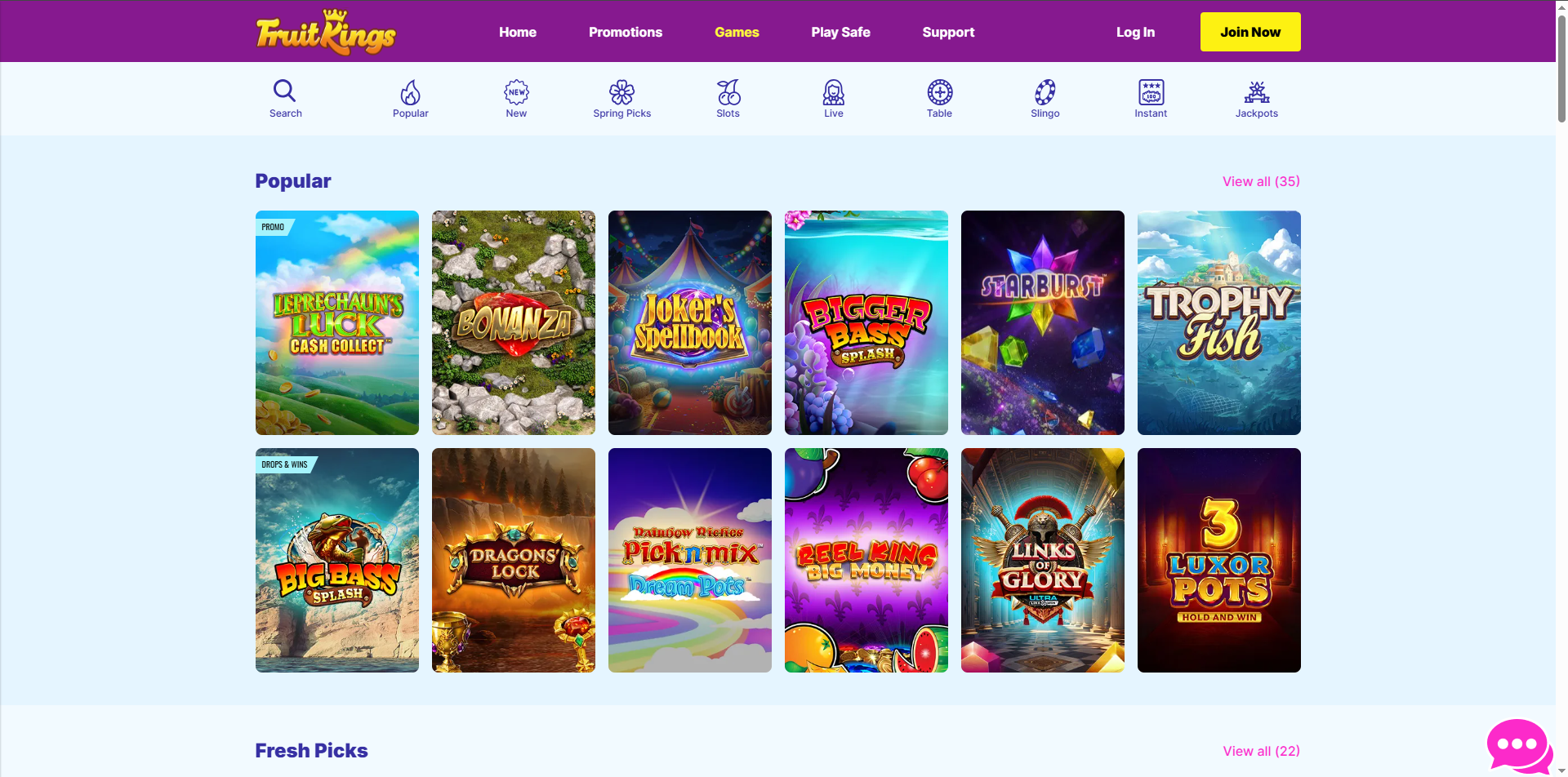 Fruit Kings Casino Slots