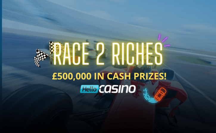 Hello Casino Race 2 Riches Tournament Promo Poster Bonusmenu