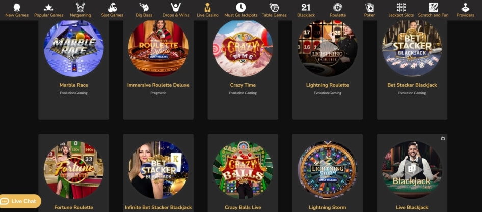 Jackpot Village Casino's Live Dealer Suite Features Game Shows and Live Casino Classics Like Baccarat and Roulette