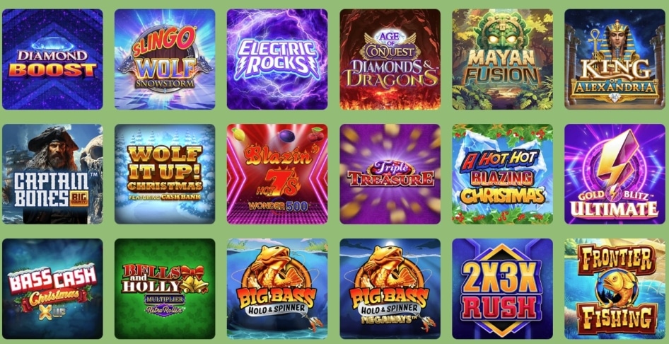 Lovehearts Bingo Homepage Games Lobby