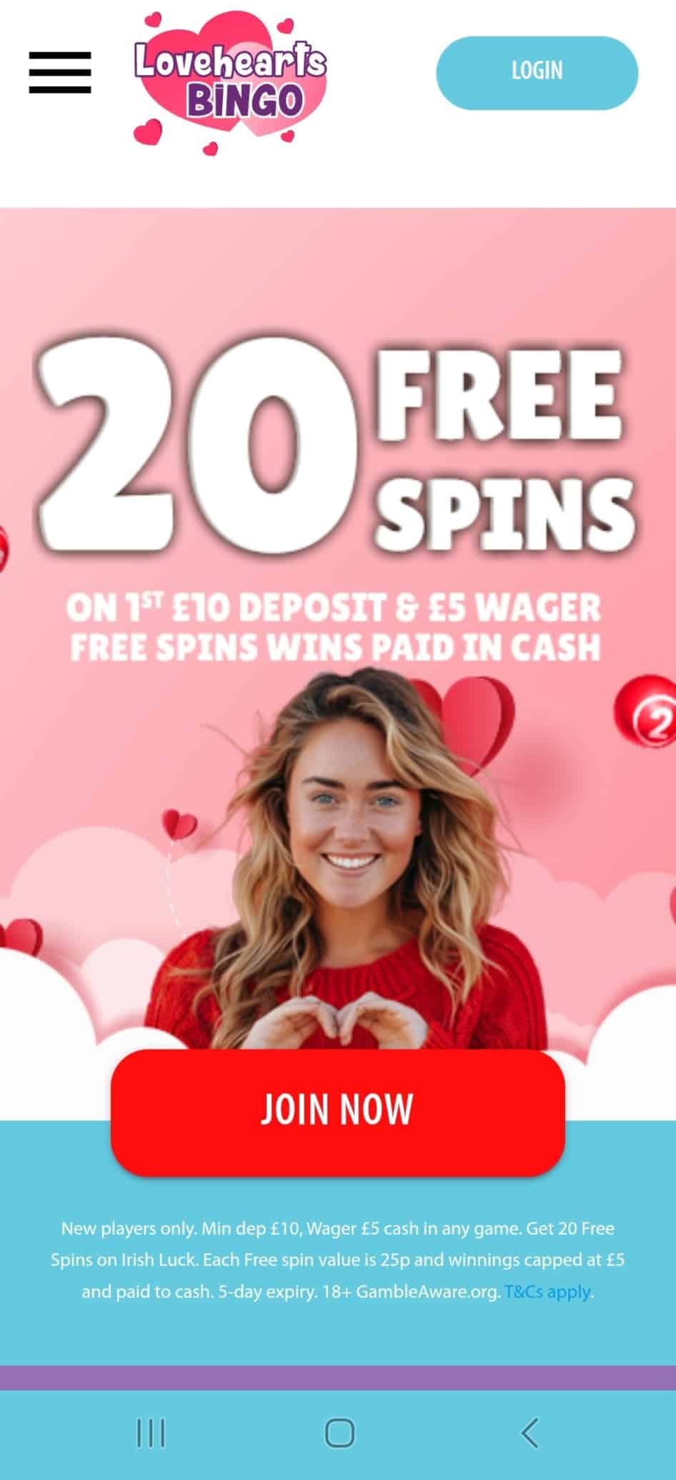 Lovehearts Bingo Homepage Bing Games Bonusmenu