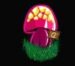 Symbol Pink-red mushroom slot Reel Snails by Casimi