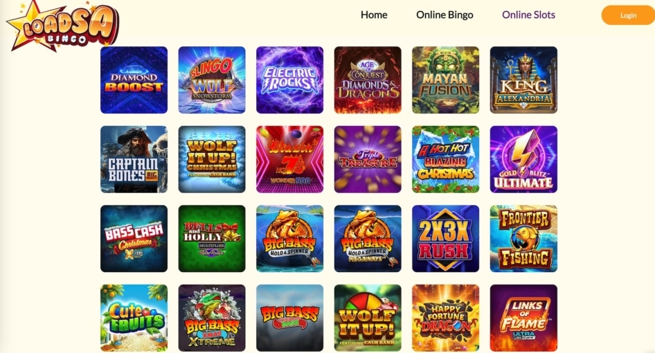 Loads A Bingo Slots Page